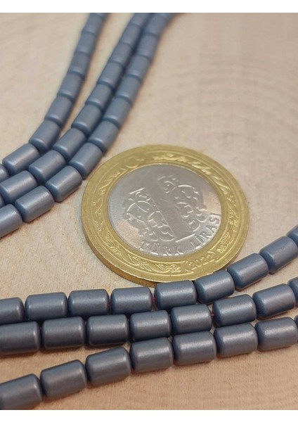 Çeyrek Dizi (9cm Uzunluğundadır!) Hematit Taşı Çeyrek Dizi 4*5.5mm (48148) modelleri