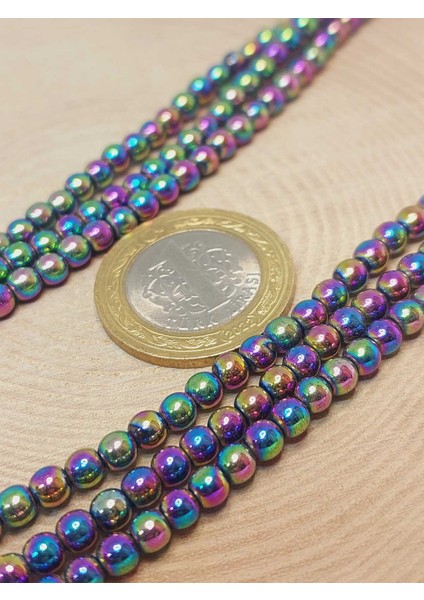 Çeyrek Dizi (9cm Uzunluğundadır!) Hematit Taşı Çeyrek Dizi 4mm (48174) fırsatları