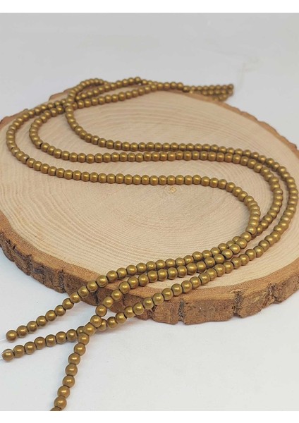 Çeyrek Dizi (9cm Uzunluğundadır!) Hematit Taşı Çeyrek Dizi 4mm (48182) fırsatları