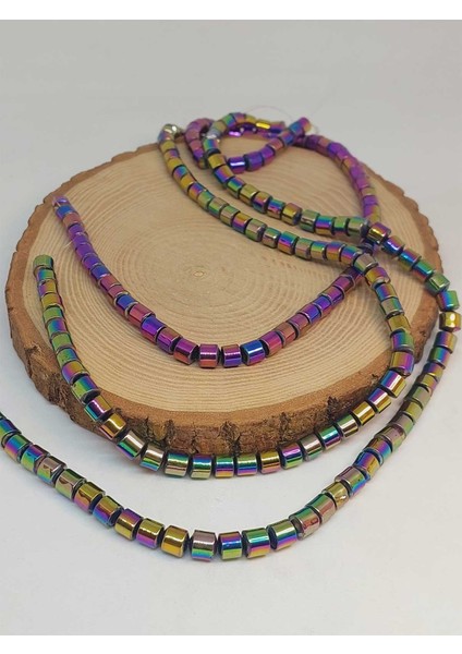 Çeyrek Dizi (9cm Uzunluğundadır!) Hematit Taşı Çeyrek Dizi 6*6mm (48192) fırsatları