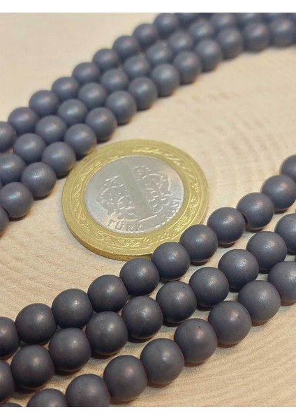 Çeyrek Dizi (9cm Uzunluğundadır!) Hematit Taşı Çeyrek Dizi 6mm (48122) modelleri