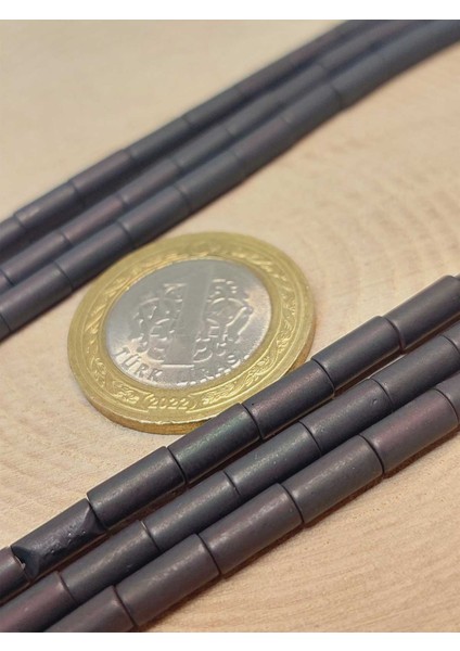 Çeyrek Dizi (9cm Uzunluğundadır!) Hematit Taşı Çeyrek Dizi 3.5*8mm (48198) modelleri