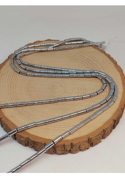 Çeyrek Dizi (9cm Uzunluğundadır!) Hematit Taşı Çeyrek Dizi 3.5*8mm (48202) fırsatları