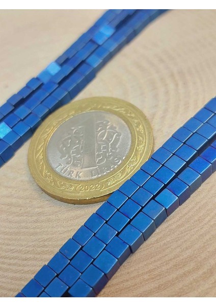 Çeyrek Dizi (9cm Uzunluğundadır!) Hematit Taşı Küp Şekilli 3mm Çeyrek Dizi (48112) modelleri