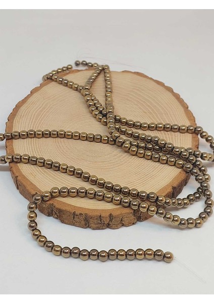 Çeyrek Dizi (9cm Uzunluğundadır!) Hematit Taşı Çeyrek Dizi 6mm (48128) fırsatları