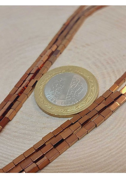 Çeyrek Dizi (9cm Uzunluğundadır!) Hematit Taşı Çeyrek Dizi 2*4mm (49664) modelleri