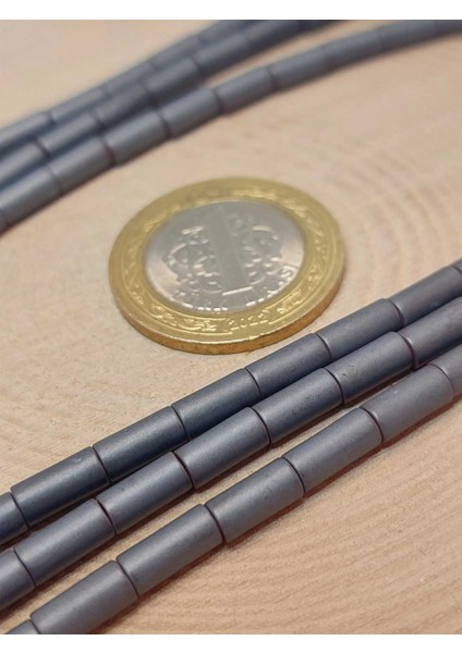 Çeyrek Dizi (9cm Uzunluğundadır!) Hematit Taşı Çeyrek Dizi 3.5*8mm (48204) modelleri