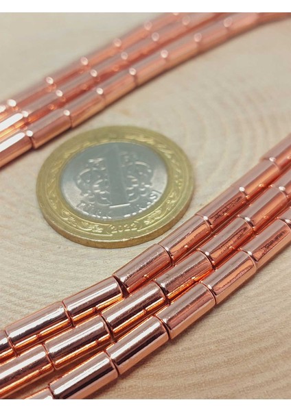 Çeyrek Dizi (9cm Uzunluğundadır!) Hematit Taşı Çeyrek Dizi 3.5*8mm (48206) modelleri