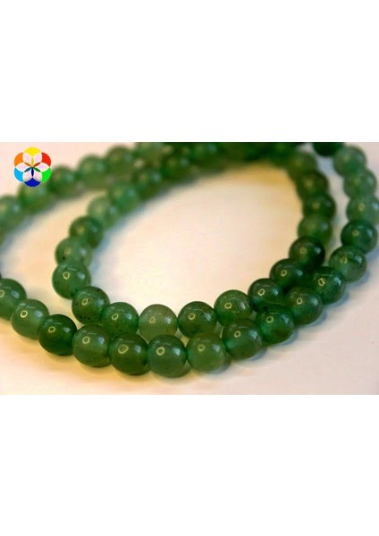 Çeyrek Dizi (9cm Uzunluğundadır!) Aventurin Taşı Çeyrek Dizi 6mm