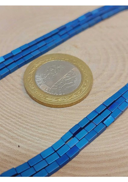 Çeyrek Dizi (9cm Uzunluğundadır!) Hematit Taşı Çeyrek Dizi 2*4mm (49658) modelleri