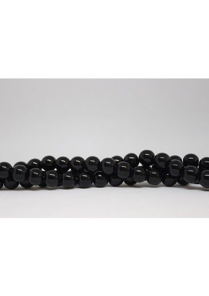 Çeyrek Dizi (9cm Uzunluğundadır!) Onix (Oniks) Taşı Parlak Çeyrek Dizi 12MM