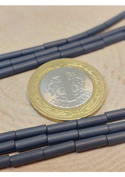 Çeyrek Dizi (9cm Uzunluğundadır!) Hematit Taşı Çeyrek Dizi 3*9mm (49618) modelleri