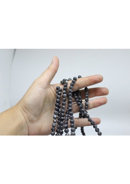 Çeyrek Dizi (9cm Uzunluğundadır!) Spekrolit Taşı Çeyrek Dizi 6mm indirimleri