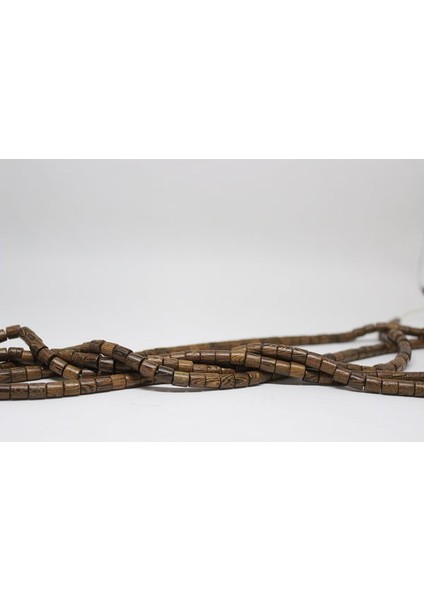 Çeyrek Dizi (9cm Uzunluğundadır!) Venge Ağacı Silindir Çeyrek Dizi 6mm