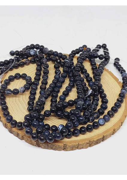 Çeyrek Dizi (9cm Uzunluğundadır!) Akik Taşı Çeyrek Dizi 8mm (51330) modelleri