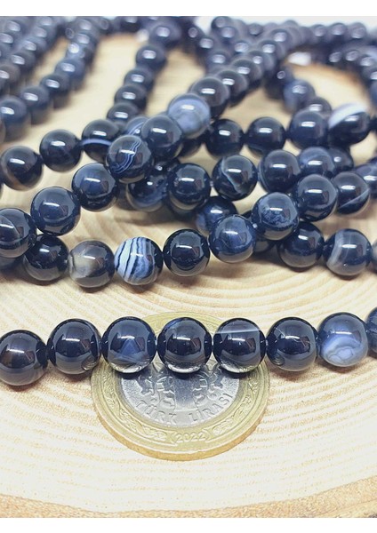 Çeyrek Dizi (9cm Uzunluğundadır!) Akik Taşı Çeyrek Dizi 8mm (51330) fırsatları