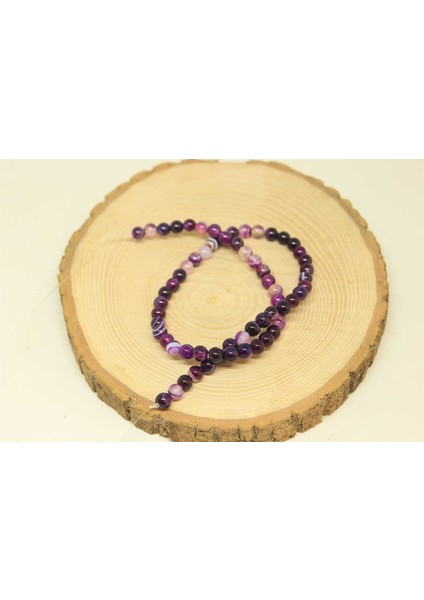 Çeyrek Dizi (9cm Uzunluğundadır!) Akik Taşı Çeyrek Dizi 6mm (27900)