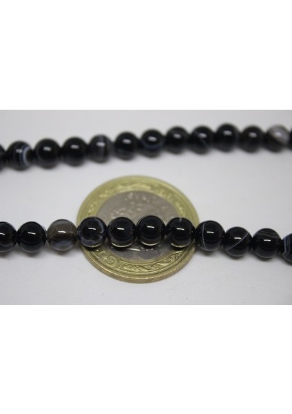 Çeyrek Dizi (9cm Uzunluğundadır!) Akik Taşı Çeyrek Dizi 6mm (17309) fırsatları