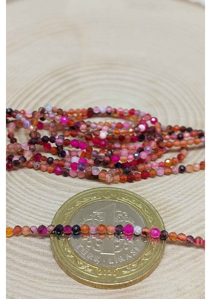 Çeyrek Dizi (9cm Uzunluğundadır!) Akik Taşı Çeyrek Dizi 2mm (36285) modelleri