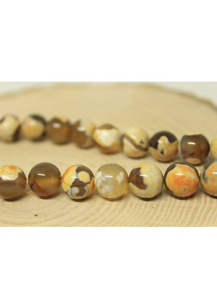 Çeyrek Dizi (9cm Uzunluğundadır!) Akik Taşı Çeyrek Dizi 10MM (22430) fırsatları