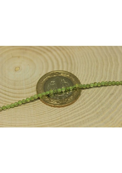 Çeyrek Dizi (9cm Uzunluğundadır!) Peridot (Zebercet) Taşı Çeyrek Dizi 2mm fırsatları