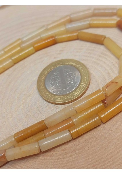 Çeyrek Dizi (9cm Uzunluğundadır!) Akik Taşı Silindir Kesim 4X12.5MM Çeyrek Dizi (49362) modelleri