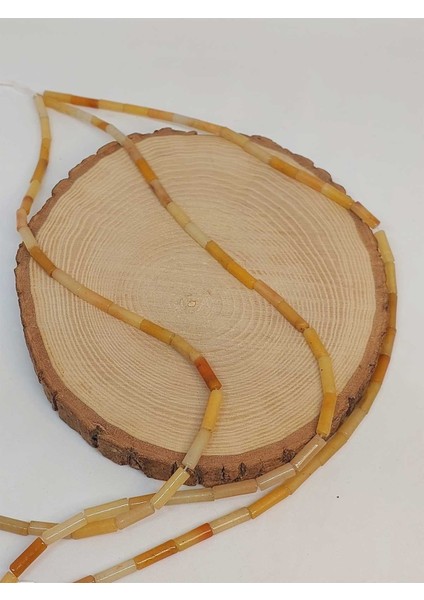 Çeyrek Dizi (9cm Uzunluğundadır!) Akik Taşı Silindir Kesim 4X12.5MM Çeyrek Dizi (49362) fırsatları