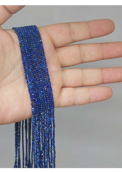 Çeyrek Dizi (9cm Uzunluğundadır!) Lapis Taşı Çeyrek Dizi 1.8mm (52362)