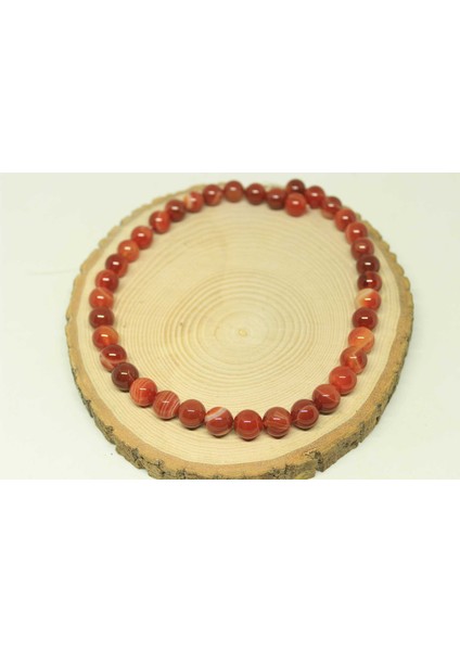 Çeyrek Dizi (9cm Uzunluğundadır!) Akik Taşı Çeyrek Dizi 10MM (23580)