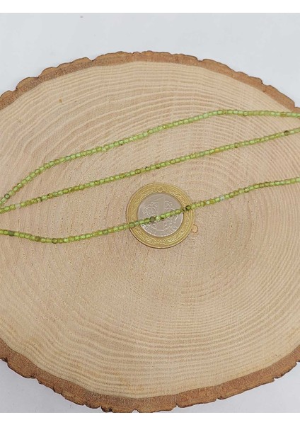 Çeyrek Dizi (9cm Uzunluğundadır!) Peridot (Zebercet) Taşı Çeyrek Dizi 2*2mm (51124) modelleri