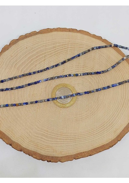 Çeyrek Dizi (9cm Uzunluğundadır!) Lapis Taşı Küp Şekilli Çeyrek Dizi 2mm (51144) modelleri