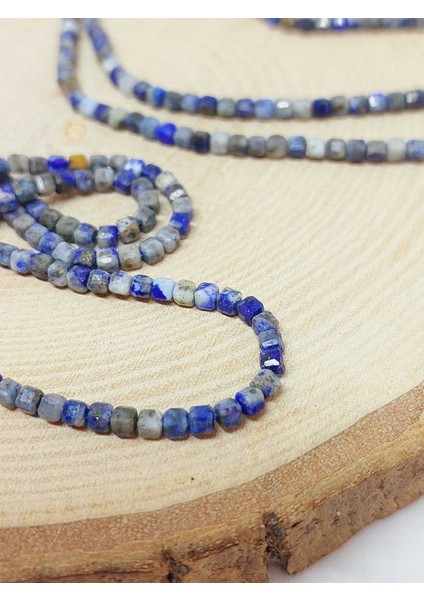 Çeyrek Dizi (9cm Uzunluğundadır!) Lapis Taşı Küp Şekilli Çeyrek Dizi 2mm (51144) fırsatları