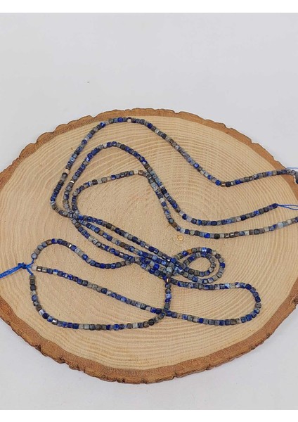 Çeyrek Dizi (9cm Uzunluğundadır!) Lapis Taşı Küp Şekilli Çeyrek Dizi 2mm (51144) indirimleri