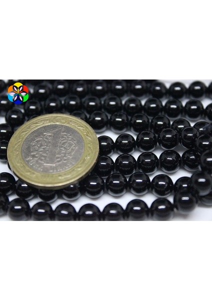 Çeyrek Dizi (9cm Uzunluğundadır!) Turmalin Taşı Çeyrek Dizi 6mm fırsatları