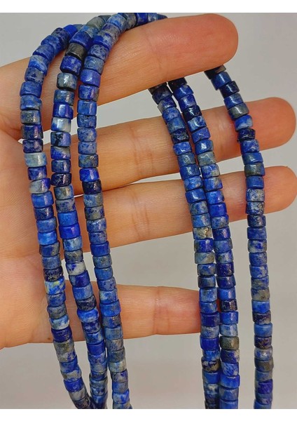 Çeyrek Dizi (9cm Uzunluğundadır!) Lapis Taşı Şekilli 3X5MM Çeyrek Dizi (49334)