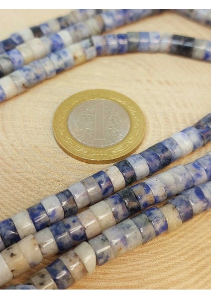 Çeyrek Dizi (9cm Uzunluğundadır!) Sodalit Taşı Şekilli 3X6MM Çeyrek Dizi (49354) modelleri