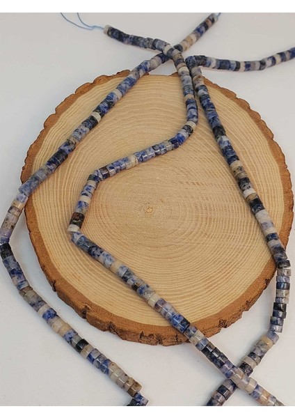 Çeyrek Dizi (9cm Uzunluğundadır!) Sodalit Taşı Şekilli 3X6MM Çeyrek Dizi (49354) fırsatları