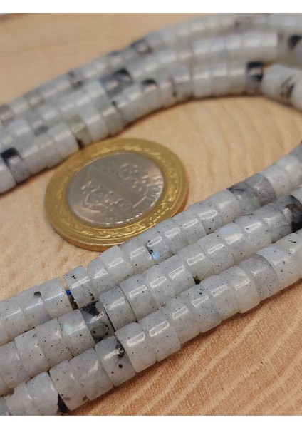 Çeyrek Dizi (9cm Uzunluğundadır!) Ay Taşı Şekilli 3X6MM Çeyrek Dizi (49356) modelleri