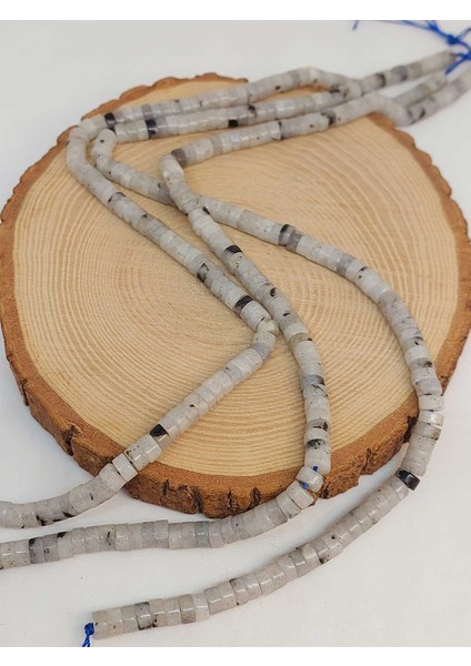 Çeyrek Dizi (9cm Uzunluğundadır!) Ay Taşı Şekilli 3X6MM Çeyrek Dizi (49356) fırsatları