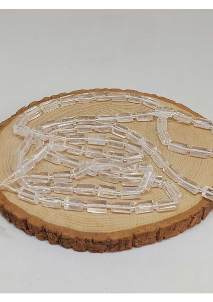 Çeyrek Dizi (9cm Uzunluğundadır!) Kristal Kuvars Taşı 6.5X12MM Çeyrek Dizi (49918) fırsatları