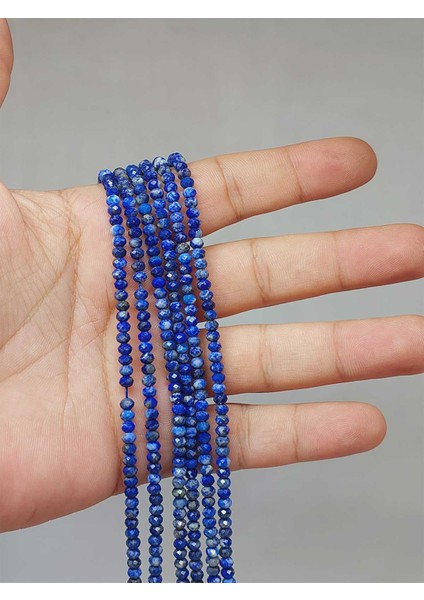 Çeyrek Dizi (9cm Uzunluğundadır!) Lapis Taşı Çeyrek Dizi 2*3mm (51224)
