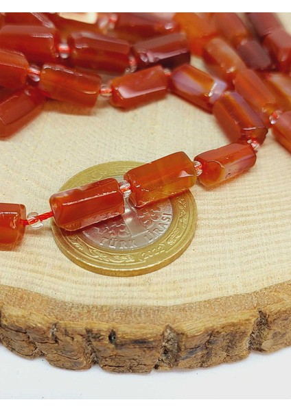 Çeyrek Dizi (9cm Uzunluğundadır!) Akik Taşı 7X12MM Çeyrek Dizi (49936) modelleri