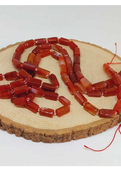 Çeyrek Dizi (9cm Uzunluğundadır!) Akik Taşı 7X12MM Çeyrek Dizi (49936) fırsatları