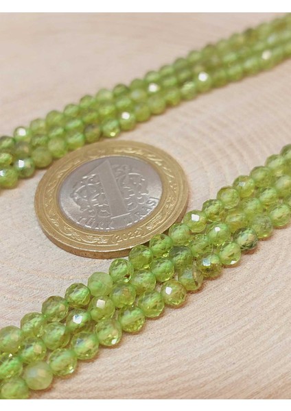Çeyrek Dizi (9cm Uzunluğundadır!) Peridot (Zebercet) Taşı Çeyrek Dizi 3.5mm (45946) modelleri