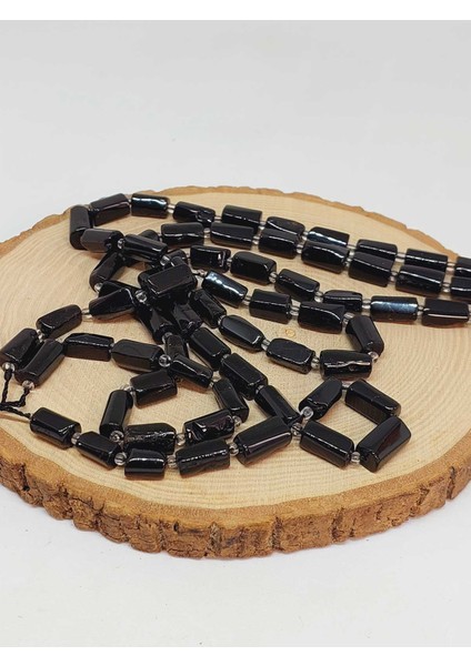 Çeyrek Dizi (9cm Uzunluğundadır!) Turmalin Taşı 7X12.5MM Çeyrek Dizi (49922) fırsatları