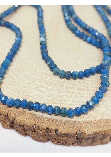 Çeyrek Dizi (9cm Uzunluğundadır!) Apatit Taşı Çeyrek Dizi 2.5*3.5mm (51228) fırsatları