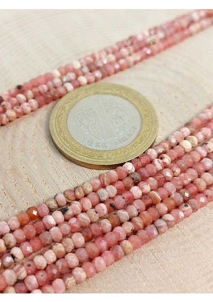 Çeyrek Dizi (9cm Uzunluğundadır!) Rodokrozit Taşı Çeyrek Dizi Rondela Faset Kesim 1.5*2.5mm (45418) modelleri