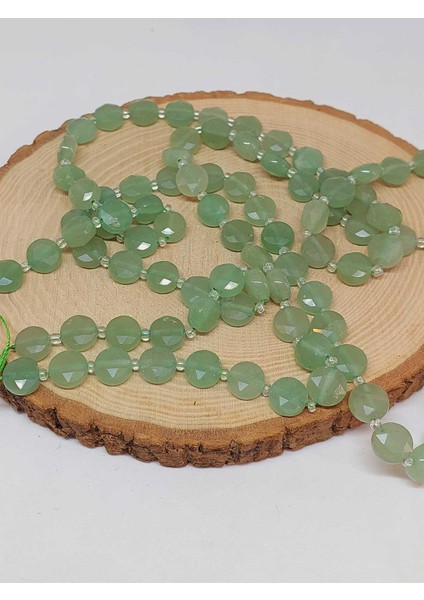 Çeyrek Dizi (9cm Uzunluğundadır!) Aventurin Taşı 5.5x9.5mm Çeyrek Dizi (49904) fırsatları