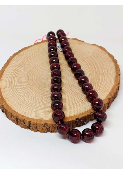 Çeyrek Dizi (9cm Uzunluğundadır!) Lal (Garnet – Granat ) Taşı Çeyrek Dizi 12MM fırsatları