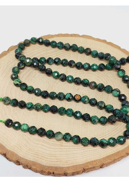 Çeyrek Dizi (9cm Uzunluğundadır!) Zümrüt Taşı Faset Kesim Çeyrek Dizi 7mm (52844) fırsatları